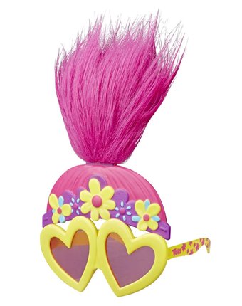 Миниатюра фотографии Набор trolls маска-очки, желтые сердечки, розовые стекла