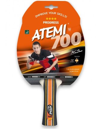 Миниатюра фотографии Atemi ракетка для настольного тенниса 700 cv