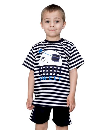 Комплект футболка/шорты Счастливая малинка
