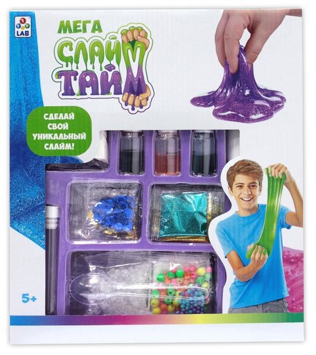 Набор для опытов 1Toy Слайм тайм с аксессуарами