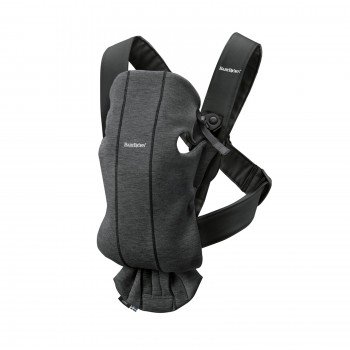 Рюкзак-кенгуру BabyBjorn Mini 3D Jersey, темно-серый