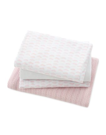 Набор постельного белья Mothercare "С первых дней", розовый