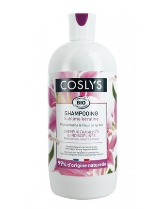 Миниатюра фотографии Coslys шампунь для ослабленных и непослушных волос с растительным кератином 500 мл