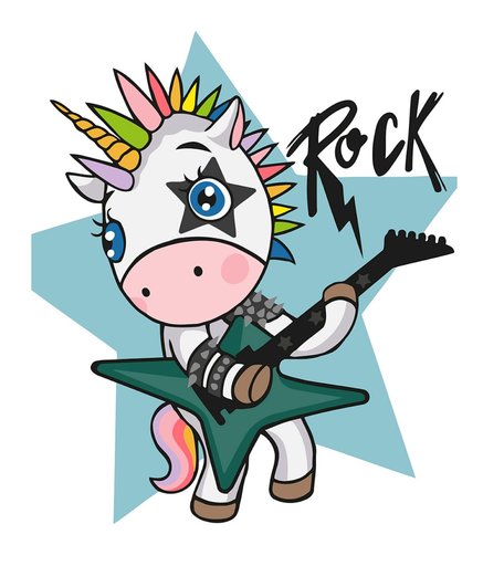 Набор для раскрашивания по номерам ФРЕЯ Рок-Единорог