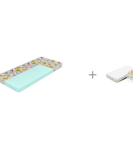 Матрас Sleepy Лисенок Print 70х140 см и Орматек Защитный чехол Kids 70х140 см