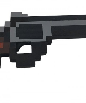 Pixel Crew Пистолет Магнум 8 Бит пиксельный 28 см