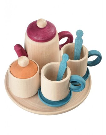 Миниатюра фотографии Букарашка игровой набор посуды набор для чаепития