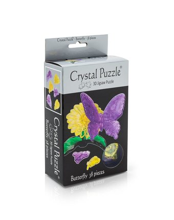 Миниатюра фотографии Головоломка crystal puzzle бабочка