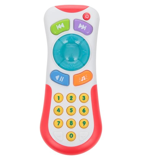 Мягкая музыкальная игрушка Развитика Музыкальный пульт цвет: белый