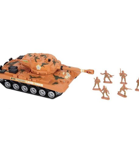 Игрушка S+S Toys Танк (коричневый)