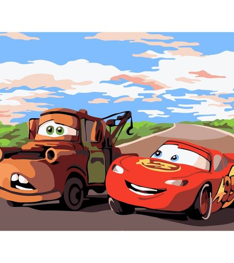 Набор для раскрашивания по номерам ФРЕЯ Молния и Мэтр