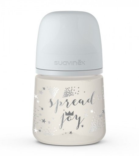 Бутылочка Suavinex с мягкой физиологической силиконовой соской Spread Joy 150 мл