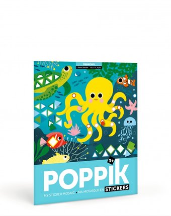 PoppiK Стикер мозаика Подводный мир