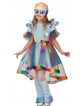 Миниатюра фотографии Батик карнавальный костюм радуга дэш 2