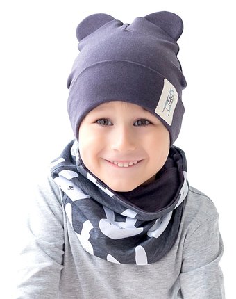 Миниатюра фотографии Комплект шапка/шарф hohloon