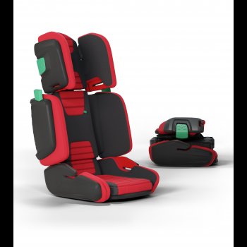 Автокресло Hifold Fit-and-Fold, Red, красный