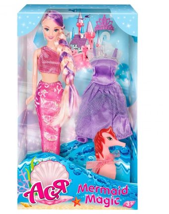 Toys Lab Кукла Ася Волшебная Русалочка дизайн 2 28 см