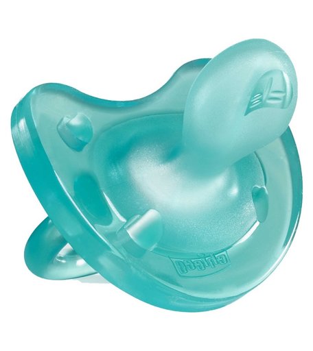 Пустышка Chicco Physio Soft силикон, 6-12 мес