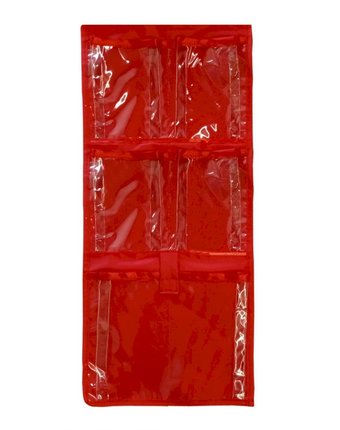 Плакат Издательство Учитель Органайзер с кармашками (красный): для шкафчика