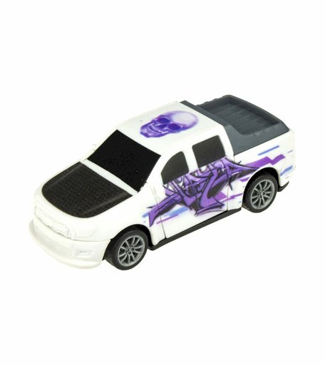 Инерционная разборная машинка 2в10 1Toy Crashfest белая пикап 10 см