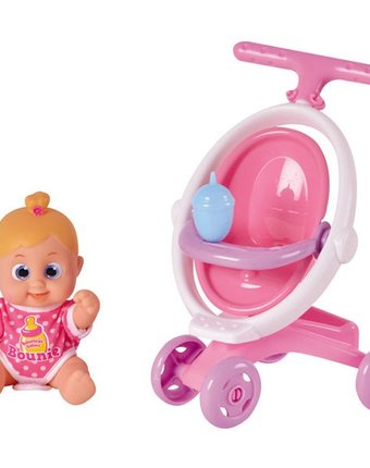 Миниатюра фотографии Bouncin' babies кукла бони с коляской 16 см