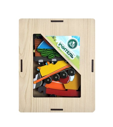 Пазл Издательство Учитель Паровоз с вагончиками