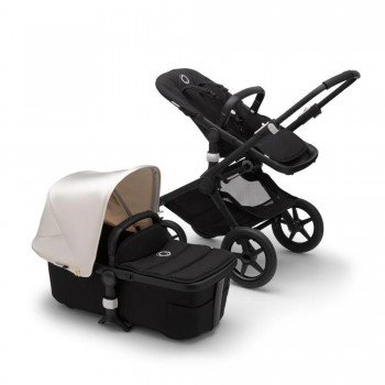 Коляска 2 в 1 Bugaboo Fox 2 Black/Black White, черный/черный-белый