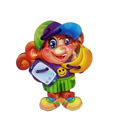 Шнуровка Издательство Учитель Обезьянка