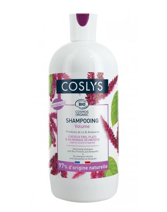 Миниатюра фотографии Coslys шампунь для объема волос с амарантом и протеинами риса 250 мл