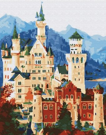 Molly Картина по номерам Средневековый замок 30х30 см