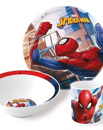 Stor Набор посуды керамической Человек-паук Улицы (3 предмета)