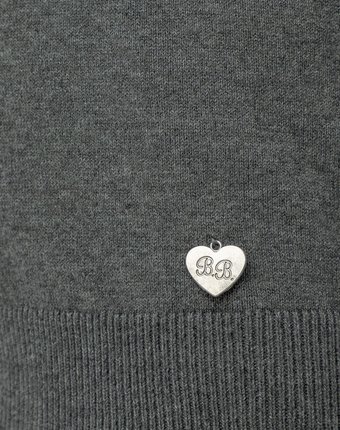 Миниатюра фотографии Серый трикотажный жилет button blue