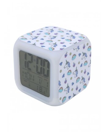 Часы Mihi Mihi Будильник Единорог с подсветкой №21