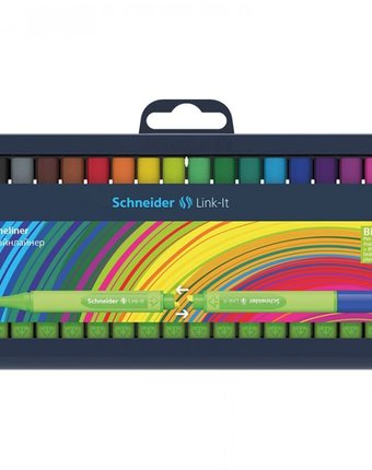 Миниатюра фотографии Schneider набор капиллярных ручек link-it 16 цветов