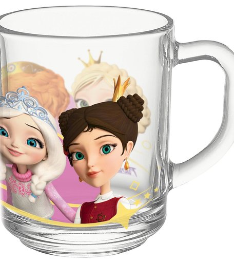 Priority, Кружка 200 мл (стекло) Царевны в подарочной коробке