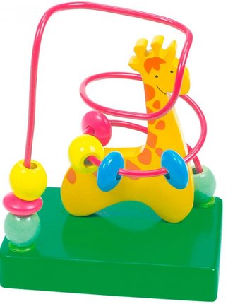 Миниатюра фотографии Деревянная игрушка mertens лабиринт жираф