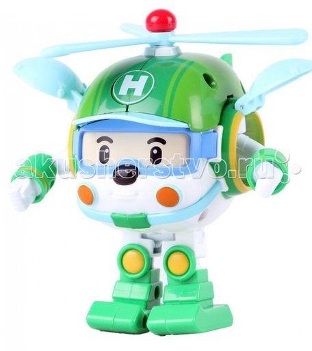 Робокар Поли (Robocar Poli) Вертолет Хэли трансформер 12,5 см свет + инструменты