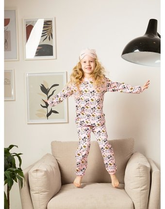 Миниатюра фотографии Веселый малыш пижама пушистые сны 358320