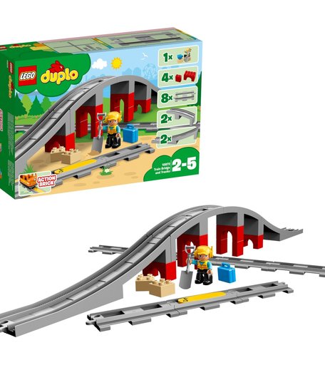 Конструктор LEGO DUPLO 10872 Железнодорожный мост