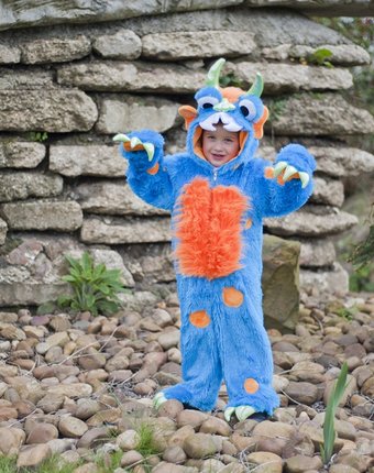 Миниатюра фотографии Travis designs карнавальный костюм монстр синий