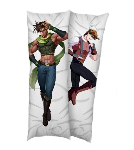 Подушка декоративная Super01 Джозеф Джостар Невероятные приключения ДжоДжо подушка, наволочка 150 х 50 см