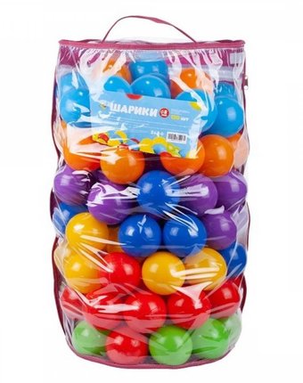 Миниатюра фотографии Набор разноцветных шариков тутси babystyle, 120 шт.