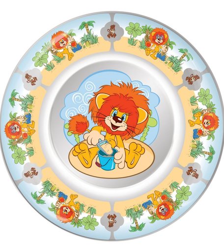 Тарелка Priority Львенок, с 3 лет