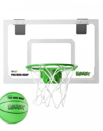 Миниатюра фотографии Sklz баскетбольный набор pro mini hoop midnight