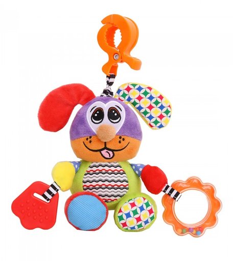 Подвесная игрушка Biba Toys на прищепке Щенок Бейли 30x13 см