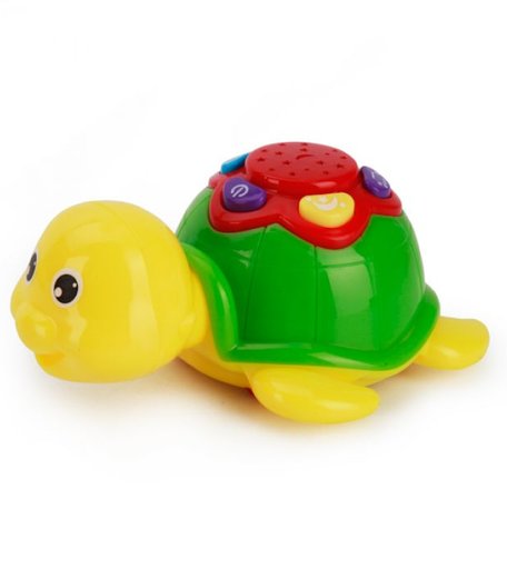 Интерактивная игрушка-ночник Умка Черепашка желто-зеленая