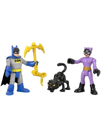 Миниатюра фотографии Базовый набор imaginext dc super friends batman & catwoman
