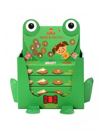 Миниатюра фотографии Деревянная игрушка kipod toys мемори-набор сделай пару