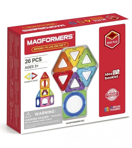Конструктор Magformers Магнитный Basic Plus 26 Set