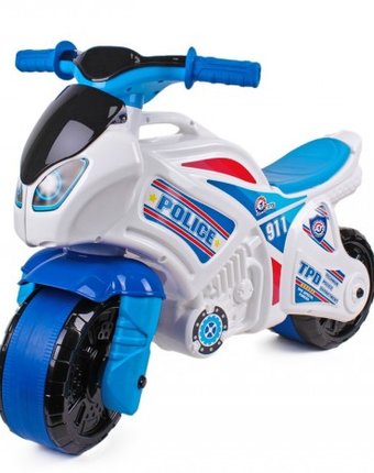 Миниатюра фотографии Каталка r-toys мотоцикл беговел полиция 911